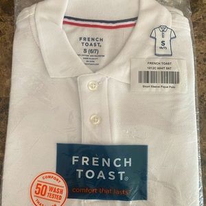 Boys short sleeve shirt white